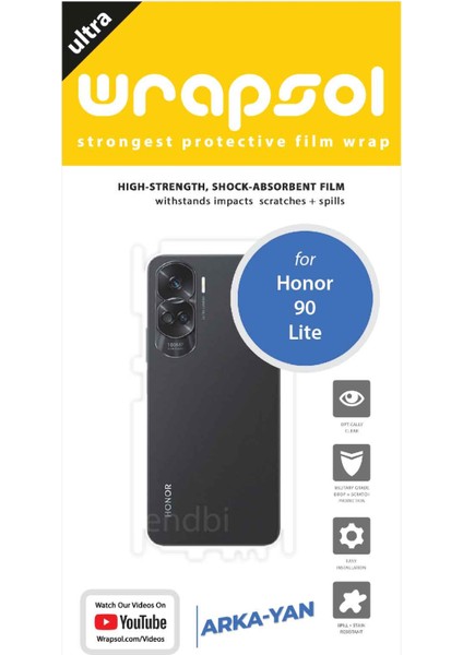 Honor 90 Lite Arka Yan Koruyucu Poliüretan Film fiyatları