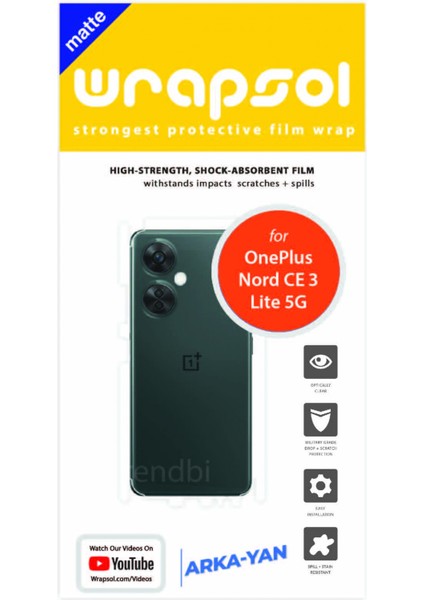 Oneplus Nord Ce 3 Lite 5g Mat Arka Yan Koruyucu Film fiyatları