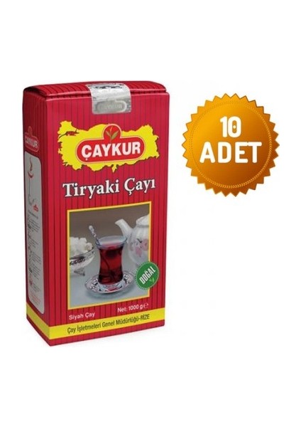 Tiryaki Siyah Çay 1 kg x 10 Adet