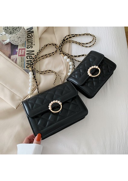 Yaz Mini Çanta Yeni Moda Inci Zincir Çanta (Yurt Dışından) modelleri