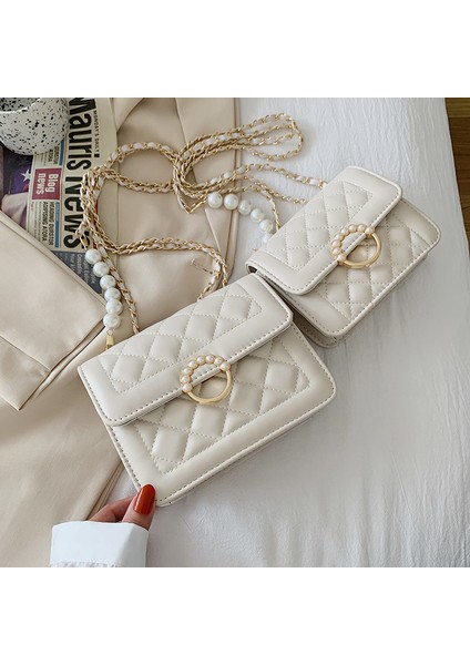 Yaz Mini Çanta Yeni Moda Inci Zincir Çanta (Yurt Dışından) modelleri