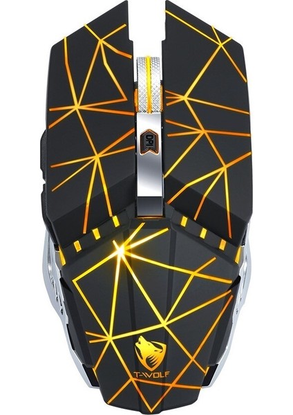 Thunderwolf Q15 Kablosuz Mouse Iş Ofisi Aydınlatmalı Oyun Infinity Mouse (Yurt Dışından)