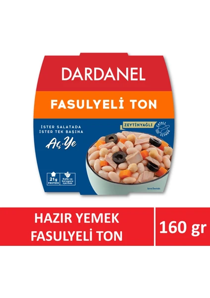 Aç Ye Fasulyeli Ton Balığı 160 gr