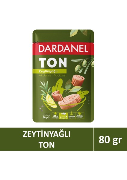 Zeytinyağlı Ton Balığı Poşet 80 gr