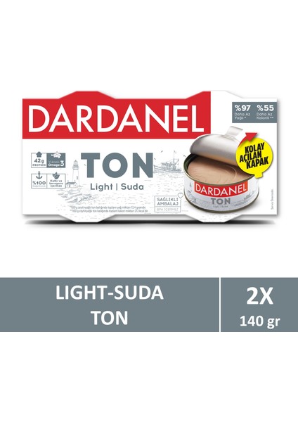 Ligtht Ton Balığı 2x140 gr