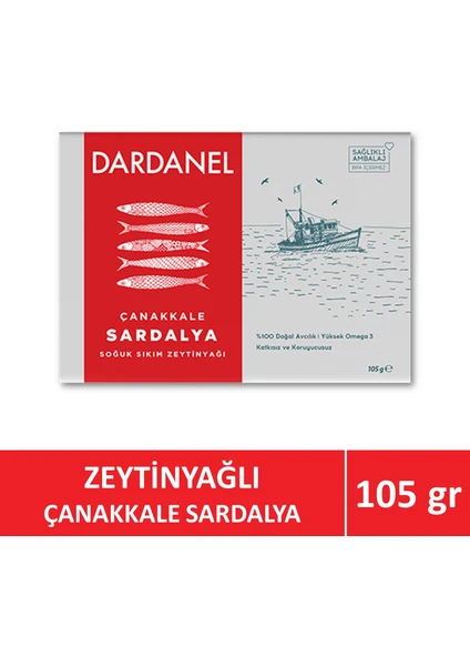 Zeytinyağlı Çanakkale Sardalya 105 gr