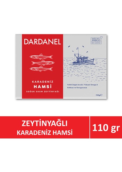 Zeytinyağlı Karadeniz Hamsi 110 gr