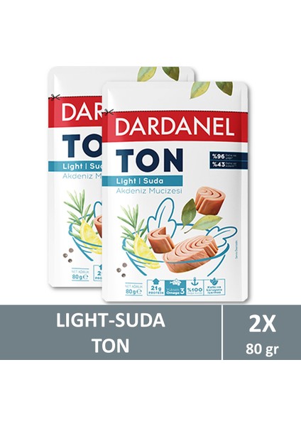 Light Ton Balığı Poşet 80 gr x 2 Adet