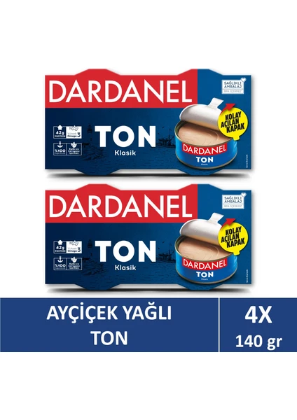 Ayçiçek Yağlı Ton Balığı 2x140 gr x 2 Adet