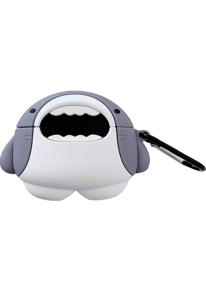 Huawei Freebuds 5i Kılıf Cartoon Figürlü Silikon Crtn-Fgr-Kpkblk