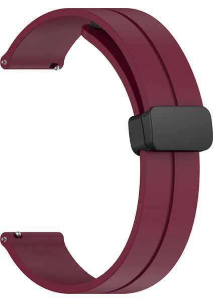 Amazfit Bip 3 Kordon Ribbon Line Bordo