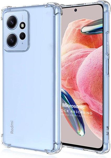 Xiaomi Redmi Note 12 4g Kılıf Shock Absorbing Şeffaf