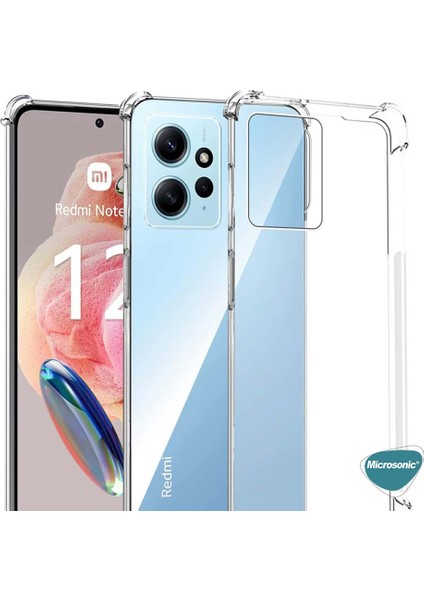 Xiaomi Redmi Note 12 4g Kılıf Shock Absorbing Şeffaf