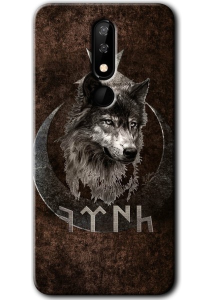 Casper Via P3 Kılıf Hd Desen Baskılı Arka Kapak - Bozkurt Göktürk