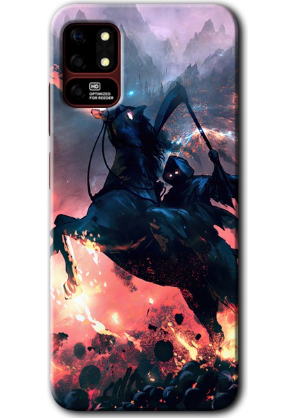 Reeder S19 Max Kılıf Hd Desen Baskılı Arka Kapak - Bloodhorne