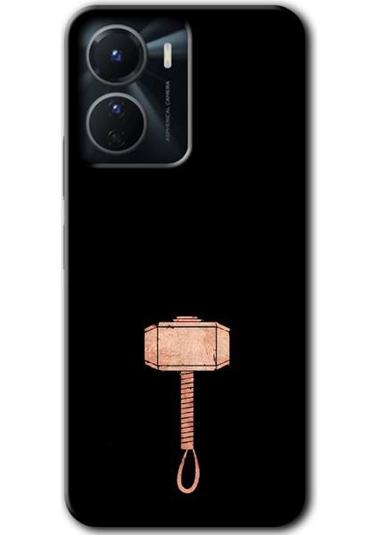 Vivo Y16 Kılıf Hd Desen Baskılı Arka Kapak - Thor Çekiç