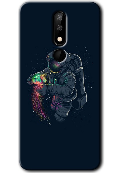 Casper Via P3 Kılıf Hd Desen Baskılı Arka Kapak - Astronot Kıyafeti