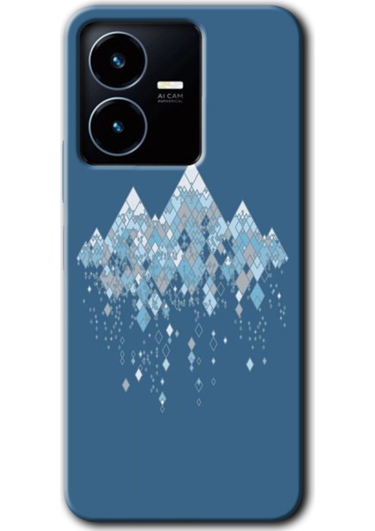 Vivo Y35S Kılıf Hd Desen Baskılı Arka Kapak - Iceberg