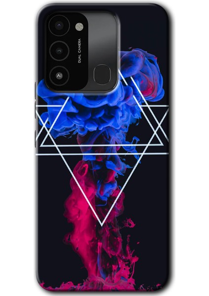 Tecno Spark 8c Kılıf Hd Desen Baskılı Arka Kapak - Mekanik Duman 1