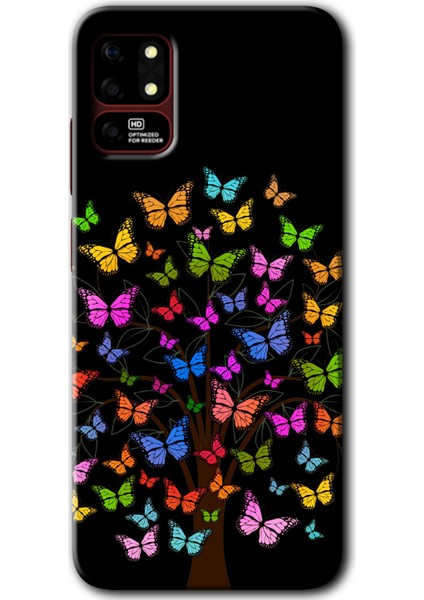 Reeder S19 Max Kılıf Hd Desen Baskılı Arka Kapak - Cacti Prairies