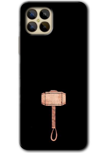 Omix X600 Kılıf Hd Desen Baskılı Arka Kapak - Thor Çekiç