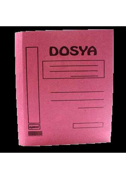 Tam Kapak Dosya Pembe 400'LÜ Koli / Alemdar
