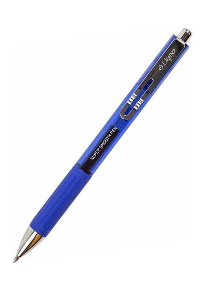 Liqeo Super Smooth Gel Pen 0.7 mm Mavi G 7009 130 12'li Paket / Lıqeo Athens