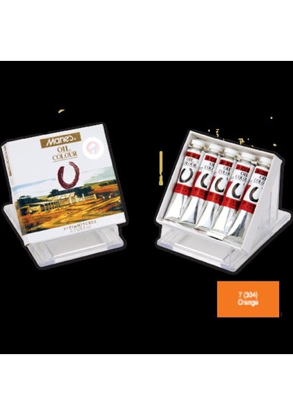 Yağlı Boya 21 ml Orange MRMAR0112 5'li Paket