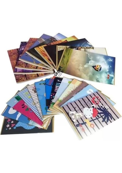 Dikişli Defter Plastik Kapak Çizgisiz 40 Yp A4 40/0 12'li Paket / Komeks