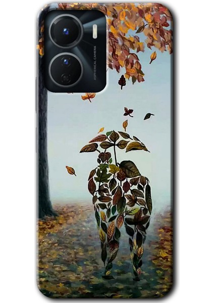 Vivo Y16 Kılıf Hd Desen Baskılı Arka Kapak - Doğadan Aşk