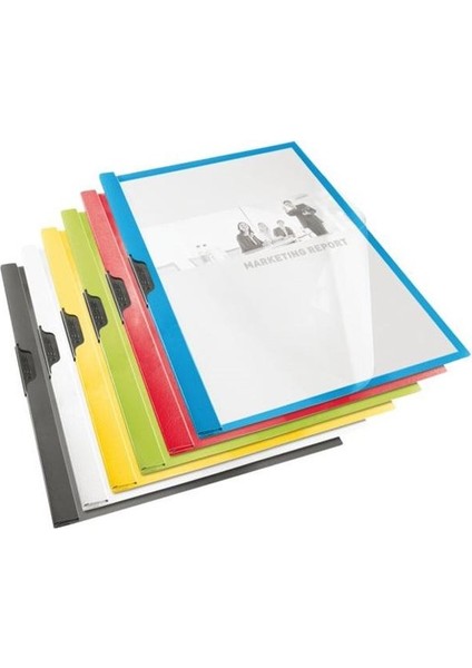 Sıkıştırmalı Dosya Sırttan Klips Mavi 563750 25'li Paket / Esselte fiyatları