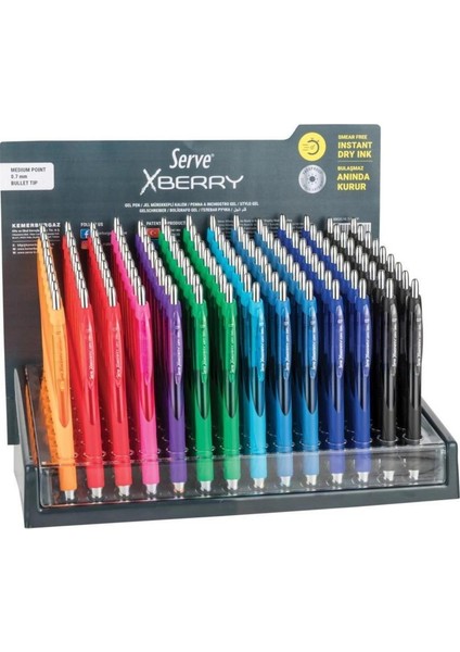 Jel Kalem Xberry 0.7 mm Stant 126 Lı / Serve