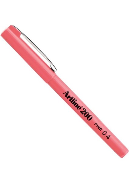 Fineliner 0.4 mm Pembe Ek 200N 12'li Paket / Artline