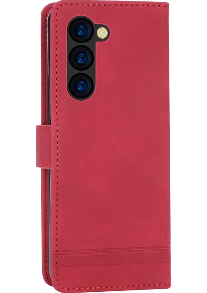 Samsung Galaxy Z Fold5 Için Deri Telefon Kılıfı (Yurt Dışından)