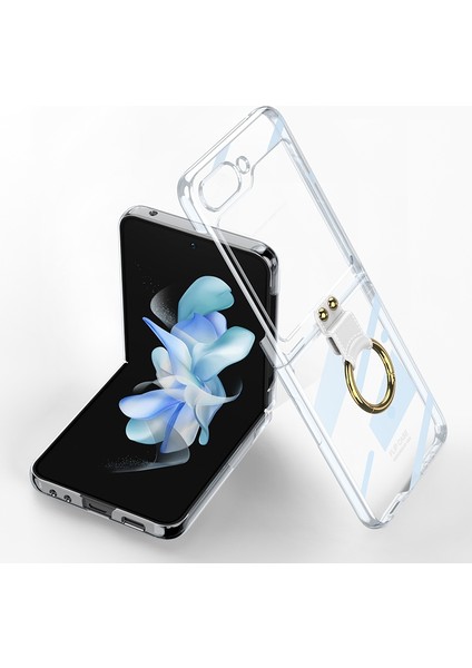 Samsung Galaxy Z Flip5 Için Yüzük ile Gkk Phantom Telefon Kılıfı (Yurt Dışından)