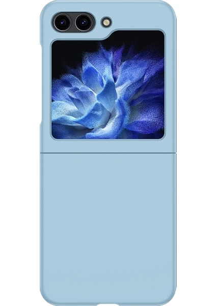 Plz Shop Samsung Galaxy Z Flip5 Sky Mavisi Için Pc Skin Fe Phone Kılıfı (Yurt Dışından)