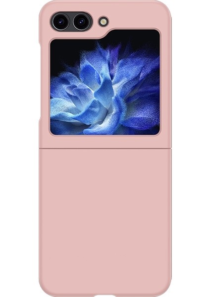 Samsung Galaxy Z Flip5 Pink Için Pc Skin Fe Phone Kılıfı (Yurt Dışından)