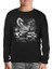 Chess Game With A Broken Queen Siyah Çocuk Sweatshirt 1