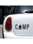 Kamp Yazı Sticker Siyah 15X10 cm 2