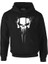 Punisher Skull Invisible Siyah Erkek Fermuarsız Kapşonlu 1