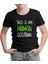 Human Costume Quote Siyah Çocuk Tshirt 1