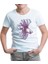 Pink Beta Fish In Watercolor Style Beyaz Çocuk Tshirt 1