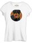 Rottweiler Dog With Circular Background Beyaz Kadın Tshirt 1