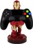 Cable Guys Iron Man Dualsense Dualshock Oyun Kolu  Kablo Tutucu Telefon Uyumlu Cable Guys Lisanslı 3