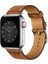 Apple Watch Deri Hermes Kordon Kayış (Logolu) 1