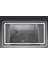 (H)70 x 120 cm Bluetoothlu Buğu Çözücülü Dokunmatik Işıklı Kumlamalı Banyo Aynası 3