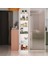 Çok Amaçlı Dolap, Mutfak Dolabı, Kiler Erzak Dolabı, Beyaz Mdf, MDLP25 2