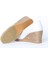 Beyaz Keten Espadril Dolgu Topuk 4