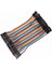 10CM Ayrılabilen Jumper Kablo 40 Pin Dişi - Dişi Dupont Kablo Breadboard Kablo 5