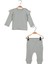 Gots Sertifikalı Organik Pamuk Fırfırlı Sweatshirt ve Pantolon Takım (0-4yaş) 3